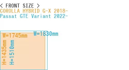 #COROLLA HYBRID G-X 2018- + Passat GTE Variant 2022-